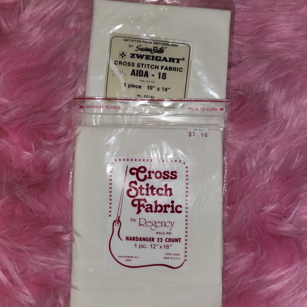 Cross stitch fabric bundle